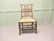 A Farmhouse Spindle Back Occasional Chair