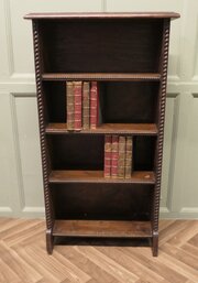 A Good Early 20th Century Open Oak Bookcase