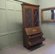 A Good Quality Edwardian Bureau Bookcase
