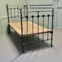 A Good Quality Victorian Single Brass and Iron Bed