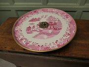 A Large 19th C Copeland Willow Pattern Lazy Susan