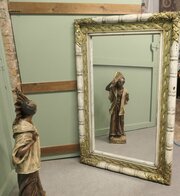 A Large Hand Carved Italian Wall Mirror
