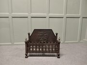 A Large Iron Fire Grate