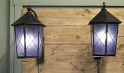 A Large Pair Of Entrance Door Wall Lights, Lantern