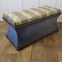 A Large Regency Waisted Upholstered Ottoman  