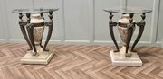 A Pair Of  Italian Classical Style Side Tables  