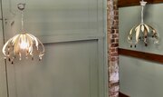 A Pair Of Matching French Toleware Pendant Lights 