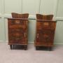 A Pair of Stylish Italian Painted Bedside Cupboard