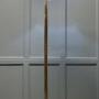 A Slender Column Brass Floor Lamp 