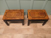 A Super Pair Of Post Modern Floating Top Low Table
