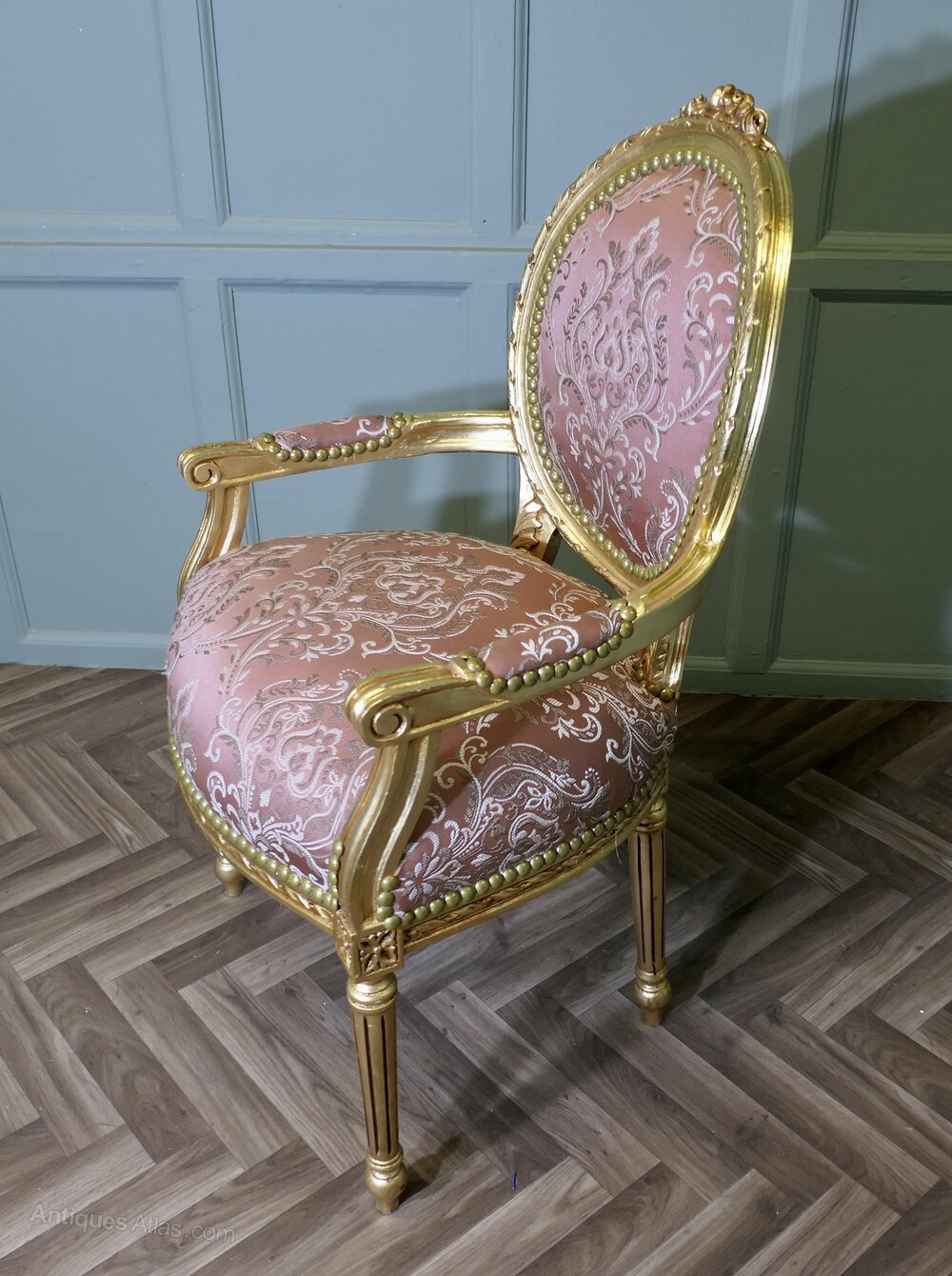 A Superb French 19th Century Gilt Salon Chair as284a11558 / WE229 ...
