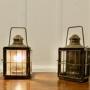 A Superb Pair of Brass Large Wall Lanterns