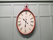 A Very Large Retro Chic French Bistro Wall Clock