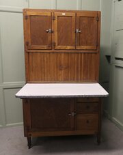 An American Oak Hoosier Kitchen Cabinet By Hudson 