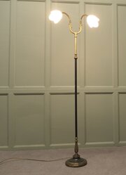 Art Deco Adjustable Floor Standing, Bendy, Twin 