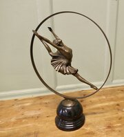 Art Deco Bronze Ballerina Signed “La Danseuse”