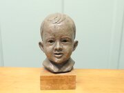Artists Model Bust of a Very Young Smiling Boy