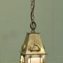 Arts and Crafts Brass Hall Lantern Ceiling Light