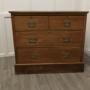 Arts and Crafts Golden Walnut Chest of Drawers 