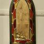 Arts and Crafts Gothic Stained Glass Window Mirror