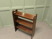 Arts And Crafts Open Front Slope-Shelf Book Trough