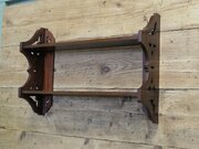 Arts And Crafts Open Front Wall Hanging Bookshelf