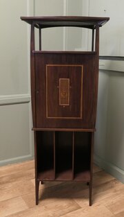 Arts And Crafts Scottish Music Cabinet  