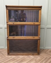 Arts And Crafts Stacking Barristers Bookcase  