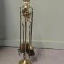Brass Fireside Companion Set, Cutty Sark