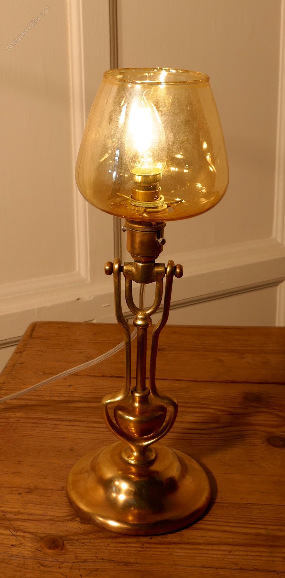 Antiques Atlas Brass Gimbal Ships Lamp, Wall Hung Or Table Lamp