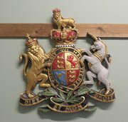 British Royal Coat Of Arms Wall Plaque