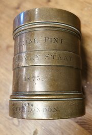Bronze Imperial Pint Measure By Potter Of London 
