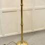 Chunky Brass Column Floor Lamp  Brass Standard Lamp