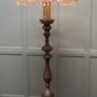 Chunky Oak Standard or Floor Lamp 