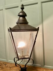 Copper Lantern, Victorian Street Light, Gate Post 