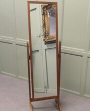 Danish Design Style Mid Century Cheval Mirror