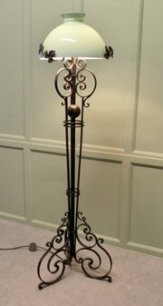 Decorative Wrought Iron French Floor Lamp