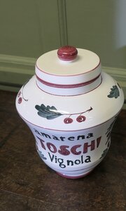 Earthenware Pharmacy Jar.   