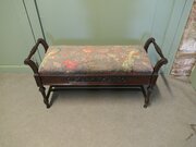 Edwardian Piano Stool Duet Stool