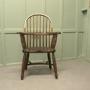 Elm Country Carver Chair with Crinoline Stretcher