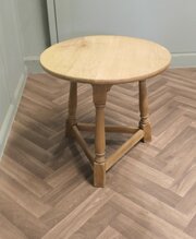 English Oak Cricket Table  