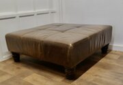 Extra Large Leather Chesterfield Seat 