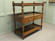 Fine Quality Victorian Oak Three Tier Buffet