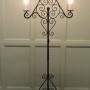 Floor Standing Wrought Iron Gothic Torchere