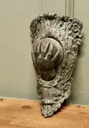 French Bronze Billiard Ball Corner Pocket   