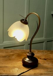 French Bronze Toleware Conservatory  Table Lamp