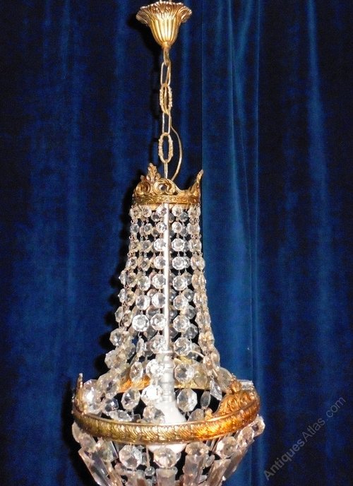Antiques Atlas French Empire Style Basket Chandelier French Empire Style Basket Chandelier Antique Lighting Chandeliers
