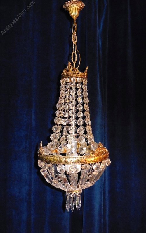 Antiques Atlas French Empire Style Basket Chandelier Photos French Empire Style Basket Chandelier Antique