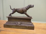 French Fireside Hunting Dog Statue