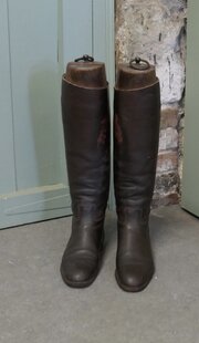 French Gentleman’s Antique Leather Riding Boots